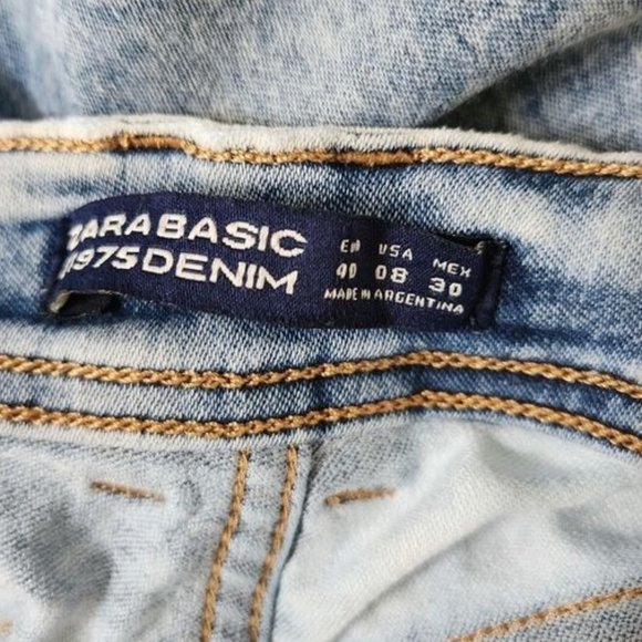 Zara Basic Bleached pants Size 8 - Picture 4 of 13